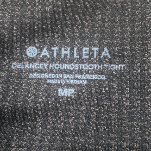 Athleta Delancey Houndstooth Tight — Heathered Black - Picture 2 of 8